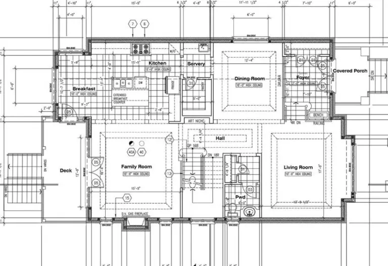 Architectural CAD Drafting for a Restaurant in USA